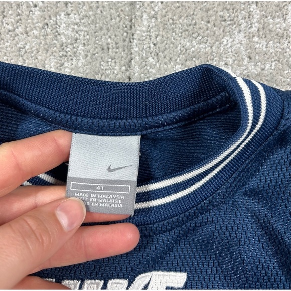 Nike Sleeveless Youth Blue Jersey Basketball Size 4T - Picture 3 of 5